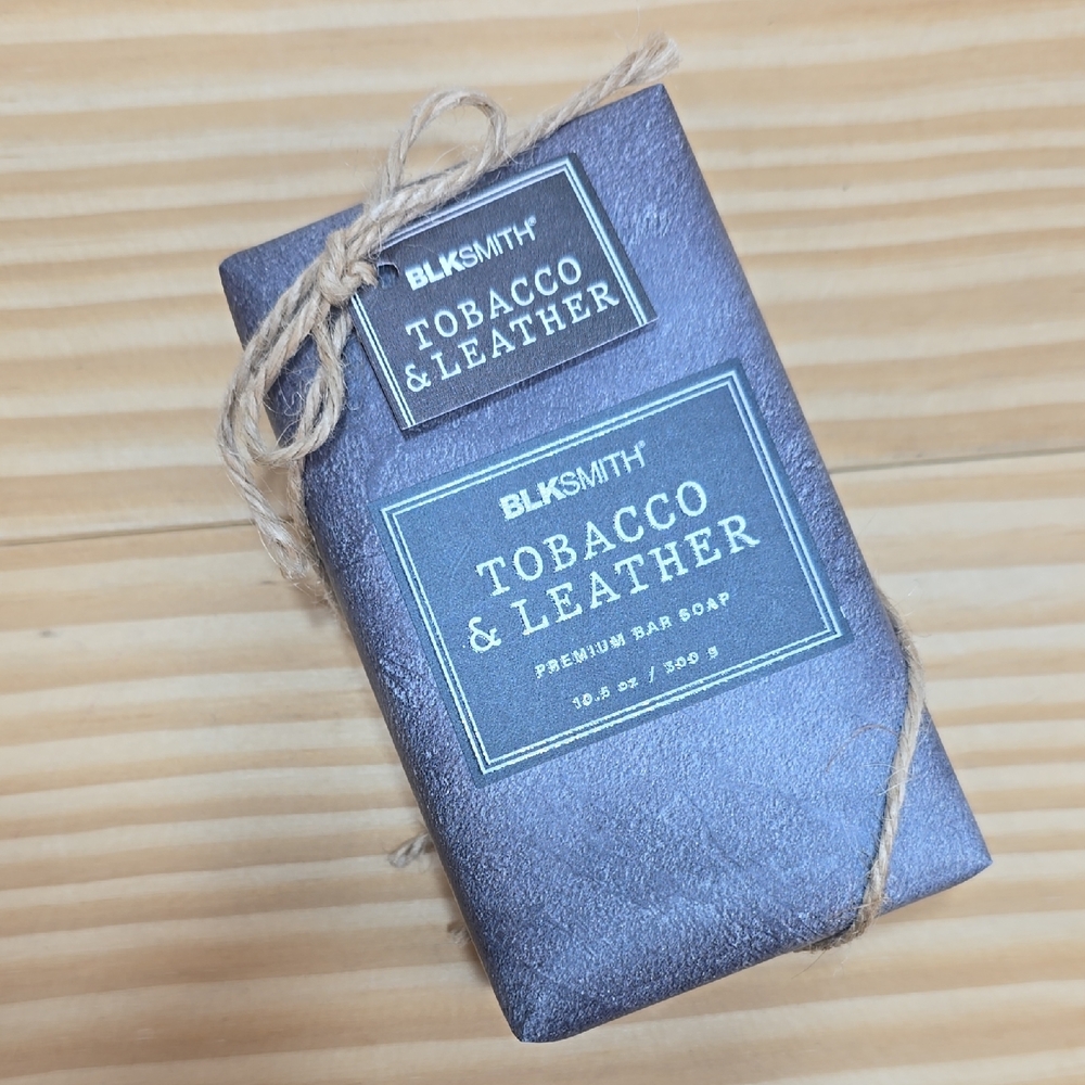 Tobacco & Leather Premium Bar Soap - Gray